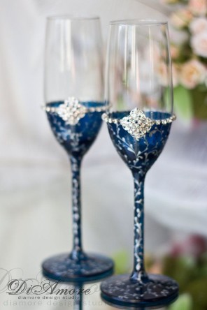 kieliszki do szampana dla pary młodej ślub i wesele5