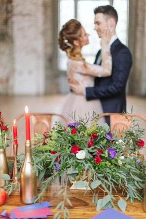 ślub-vintage-złoto-granat-a-nuż-nie-róż 1