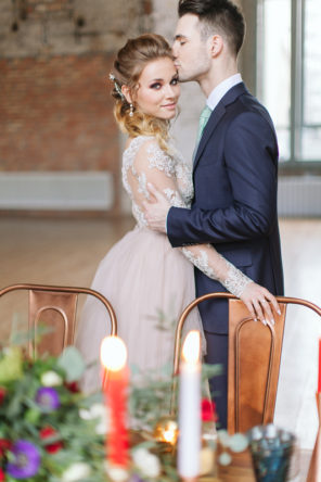 ślub-vintage-złoto-granat-a-nuż-nie-róż 6