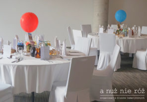 balony koszyk z kwiatami podróże motyw przewodni ślubu i wesela 4