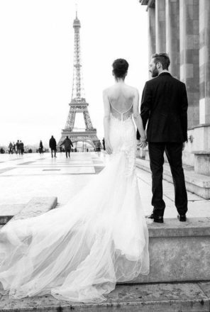 sesja ślubna Paryż motyw przewodni ślubu i wesela 1