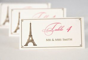 winietki Paryż motyw przewodni ślubu motyw wesela 1